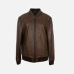 Kemal Tanca Erkek Deri Mont 01 - 3XL - Koyu Taba
