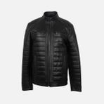Kemal Tanca Erkek Deri Mont 031 - 3XL - Siyah