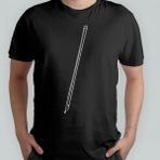 Keman Yayı Violin Siyah Tshirt - 2XL