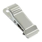 Kemcatui 20 Adet Mini Timsah Klipsi, Gümüş Metal Yaylı Kelepçeler Küçük Timsah Yaylı Klipsler, El Sanatları Kağıt Tel için Mikro Timsah Klipsleri, Pürüzsüz Çene (Uzunluk: 1-3/5 inç)