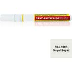 Kementaş RAL 9003 Sinyal Beyaz Tam Örtücü Rötuş Kalemi