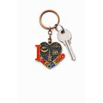 Kemer Anahtarlık | Kalp Figürlü Metal Anahtarlık | Cüzdan & Ev Anahtarlığı (8 cm)