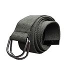 Kemer Dünyası Unisex Spor Halka Tokalı Taktik Tarz Bez Kemer (120 CM, Haki Yeşili)