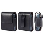 Kemer klipsli erkek cep telefonu kemer çantası, Samsung Galaxy Z Flip 6/5/4/3/2/SM-F7070/F7000/F7110/Motorola RAZR 5G/50/50 Ultra/40/40 Ultra/Huawei Pocket 2/Pocket S/P50 cep telefonu kılıfı ile