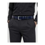 kemer krallığı Erkek Kemer 4 cm Lacivert Rugan Spor Kemer – Tüm Pantolonlara Uygun