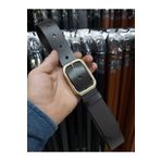 Kemerix %100 Hakiki Deri Gold Tokalı Kadın Acı Kahve Kemer