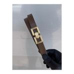 Kemerix %100 Hakiki deri ince gold tokalı vizon kadın kemer