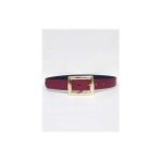 Kemerix Kadın Bordo Gold Tokalı Kemer Modern Stil ve Dayanıklı Yapı ile Suni Deri Malzemeden - 2XL