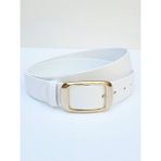 Kemerix Kadın Gold Tokalı Beyaz Kemer K1004X - 2XL