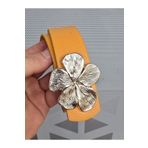 Kemerix Kadın Gold Tokalı Hardal Sarı Kemer