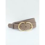 Kemerix Kadın Gold Tokalı Kemer 0098 - S - Vizon