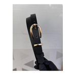 Kemerix Kadın Suni Deri gold tokalı ince kemer 2 cm