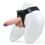 Kemerli Vibratörler Realistic Penisler Strapon Dildolar 21 cm Bele Takılan Büyük Boy Vantuzlu Dildo Takma Kemer Kadın Vibratörü Giyilebilen Külotlu Erkek Penis Kadınlar & Erkekler için Protez Vibratör