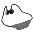 Kemik İletimli Kulaklıklar, IPX8 Su Geçirmez Dahili 16GB Depolama Bluetooth MP3 Açık Kulak Spor Kulaklıkları Uzun Bekleme Süresi Sürükleyici Ses Spor Kulaklıkları (GRAY)