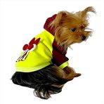 Kemique Bunny Bordo Fosfor Kapşonlu Sweat Köpek Kazağı BORDO L