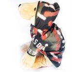 Kemique By Orta ve Büyük Irk Kamuflaj Köpek Yağmurluğu