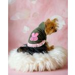 Kemique Greenco Bunny Kapşonlu Sweat Elbise Köpek Kazağı XL