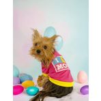 Kemique Hediye Paketli, Anneler Günü, I Love Mom Pink,Oval Yaka Tişört Köpek Kıyafeti,Elbisesi Anneler Günü, Anneye, Anne S
