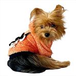 Kemique Orange Black Bunny Kapşonlu Sweat Köpek Kazağı TURUNCU XXL