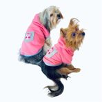 Kemique Pembe Baykuş Kapşonlu Sweat Köpek Kazağı PEMBE XL