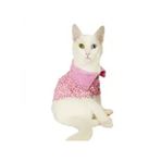 Kemique Pink Leo Cutie Polo Yaka Tişört Kedi Elbisesi