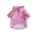 Kemique Pink Leo Neo Polo Yaka Tişört Kedi Elbisesi