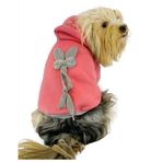 Kemique Pinky Rabbit Kapşonlu Sweatshirt Köpek Elbisesi
