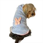 Kemique Softie Blue Bunny Kapşonlu Sweat By Köpek Kazağı