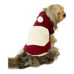 Kemique XL Cream Bordo Kapşonlu Sweat By Kemique Köpek Kazağı