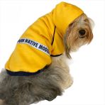 Kemique XXXL Sarı Yellow Modern Native Kapşonlu Sweat By Kemique Köpek Kazağı