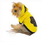 Kemique Yellow Lux Kapşonlu Sweatshirt Köpek Kıyafeti Köpek Elbisesi XXL