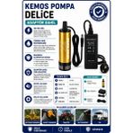 Kemos Delice 220-12 Volt Dalgıç Adaptörlü Mazot-Su-Süt Aktarma(Sıvı Transfer) Pompası