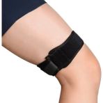 Kemsad 2 Adet Bu Bant Kayışı, Ayarlanabilir Iliotibial Bant, Uyluk Kalça ve Itb Sendromu Desteği, Patellar Tendonitis Için Sıkıştırma Sabitleyici - Siyah - Siyah - XL