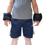 Kemsad 2 Adet El ve Ayak Fizik Tedavi, Kum Torbası (Seçilen Ağırlıkta 2 Adet) - 1,5 kg x 2 Adet - Siyah