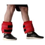 Kemsad 2 Adet El ve Ayak Fizik Tedavi, Kum Torbası (Seçilen Ağırlıkta 2 Adet) - 5 kg x 2 Adet - Kırmızı