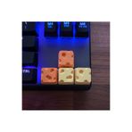 KEMX Peynir Temalı Keycap Seti (4’LÜ) – Mekanik Rgb Klavye Uyumlu Renkli Cheese Tuş Takımı