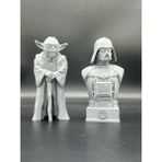 Kemx Yoda ve Darth Vader Star Wars Figürleri, 15 cm - 0315 Gri