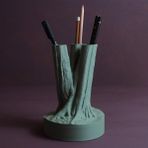 KemX3D Dekoratif Kalemlik ve Saklama Kutusu Ağaç Temalı Xl 20 cm - Yeşil