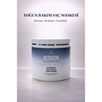 KEMZU Yoğun Bakım Saç Maskesi – Onarıcı & Besleyici Maske | Keratin ve Argan Yağlı-500ml
