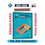 Kenan Kara 2026 Tyt-Ayt Geometri Video Ders Kitabı(Yeni Ürün)Kr Akademi+ Kalem