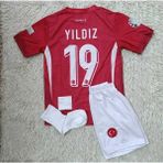 Kenan Yıldız Türkiye Milli Takım Euro 2024 Çocuk Forması 4'lü Set - 11 - 12 Yaş - Çok Renkli