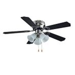 Kendal KCF284 Vanti 60 W 106 cm Ahşap 6 Kanatlı Avizeli Tavan Vantilatörü