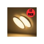 Kendal KDL400 Slim LED Panel 2'Adet Spot Gömme 6W 510 Lümen - 3000K SARI IŞIK