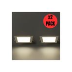 Kendal KDL410 Slim Kare LED Spot Gömme 3W – 255 Lümen - 4000K - Doğal Beyaz