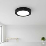 Kendal KDL423B Sıva Üstü Yuvarlak Siyah Kasa LED Panel 24W Beyaz Işık (Modern Tavan Lambası) - Standart