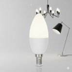Kendal KES184 Buji Mum LED Ampul 7W E14 Ara Renk (Doğal Beyaz Işık) - Standart
