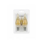 Kendal KES600 – LED Flamanlı Buji Ampul 4W (2700K | E14 | 2’li Paket)