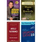 Kendi Işini Kurmak Isteyen Girişimcinin El Kitabı 2.0 + Düşün ve Zengin Ol + Akıllı Yatırımcı + Zengin Baba Yoksul Baba / 4 Kitap Set