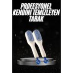 Kendi Kendini Temizleyebilen Hijyenik Saç Fırçası Anti-Statik Teknolojisi Nemere - Renkli