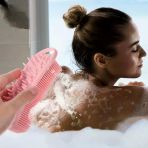 Kendiliğinden Askılı Peeling Ve Masaj Etkili Silikon Banyo Vücut Fırçası (5528)